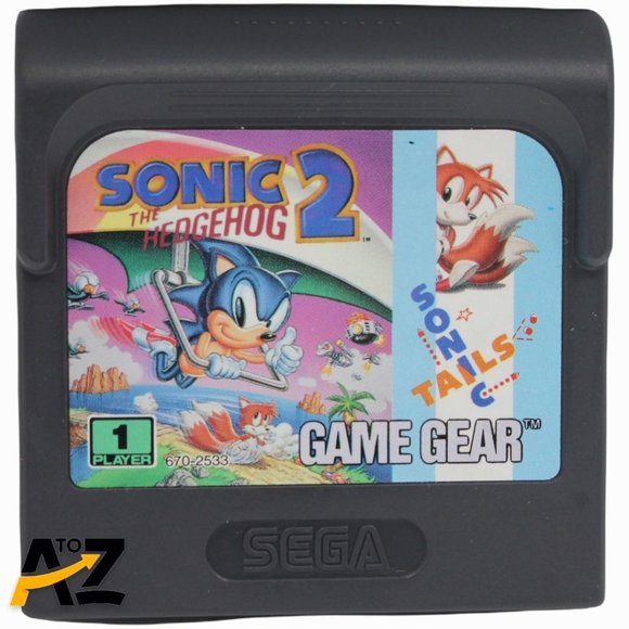 Sonic the Hedgehog 2 (Sega Game Gear 1992) with Manual - Picture 2 of 12